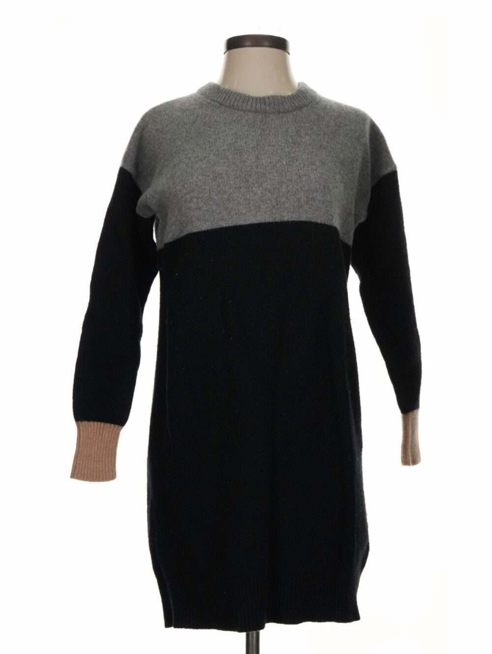 Madewell Colorblock Wool Sweater dress isize small